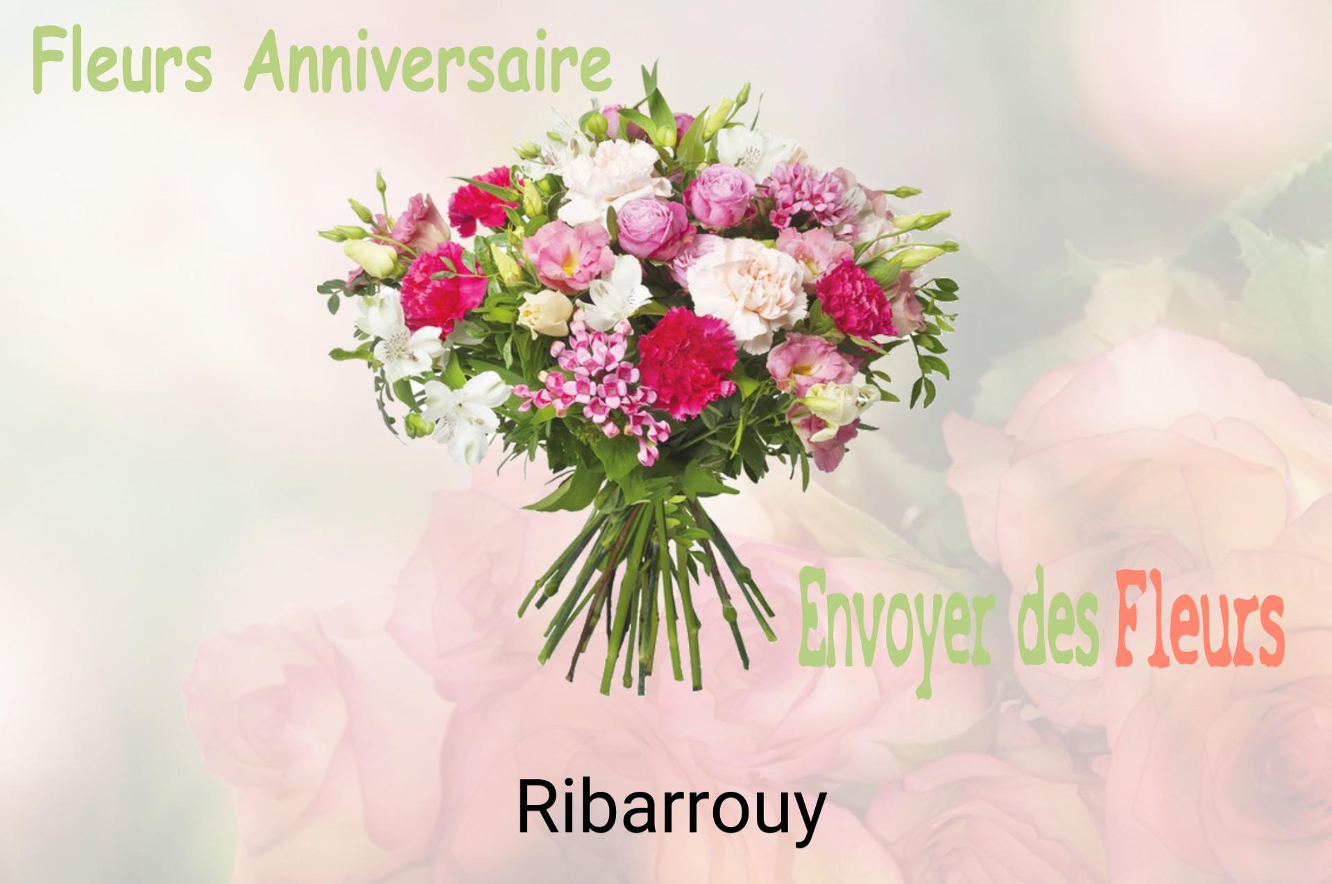 Bouquet de fleurs d’anniversaire livré à Ribarrouy